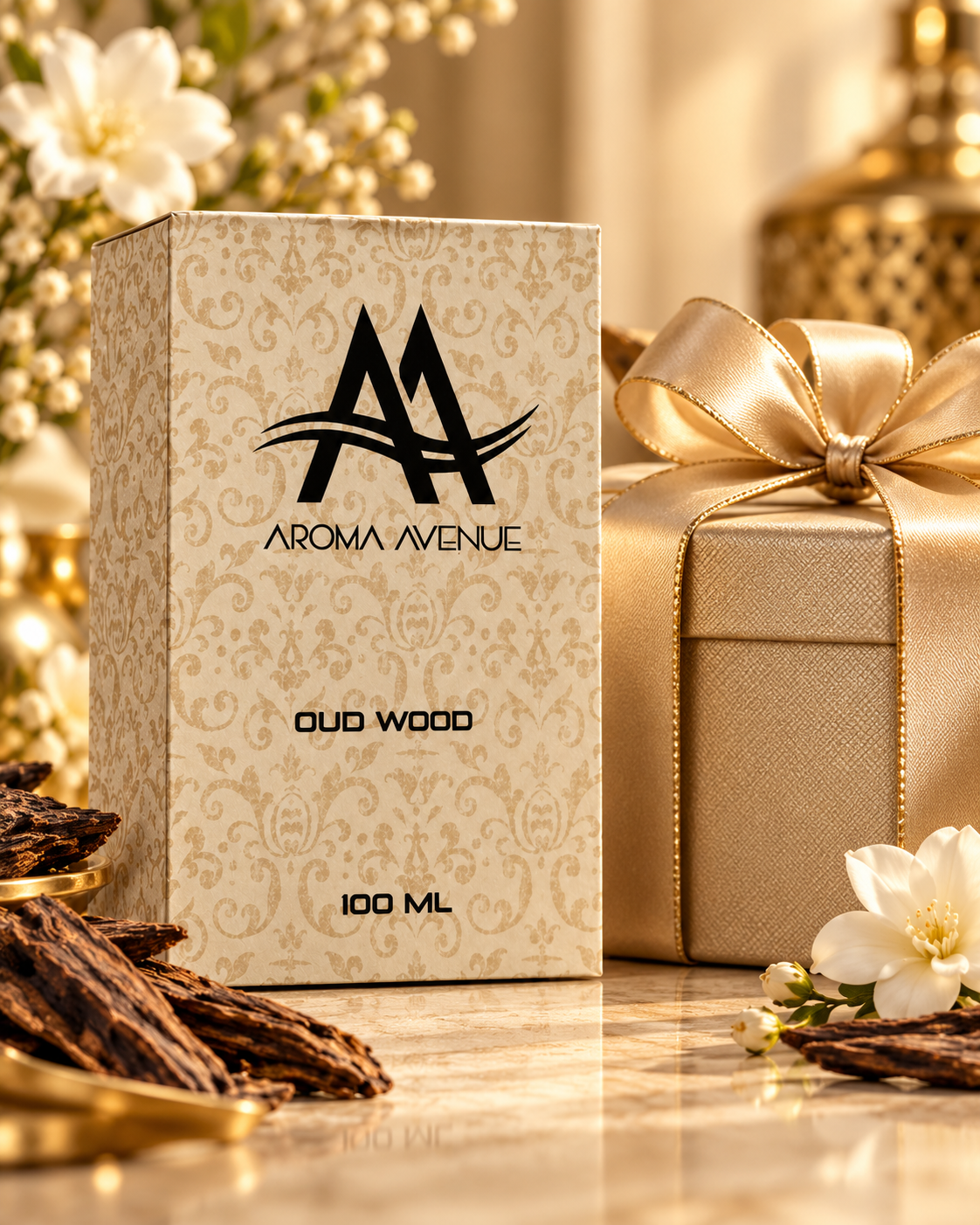 Aroma Avenue Oud Wood Perfume for Men & Women, Premium Fragrance, 100 ML - Image 3