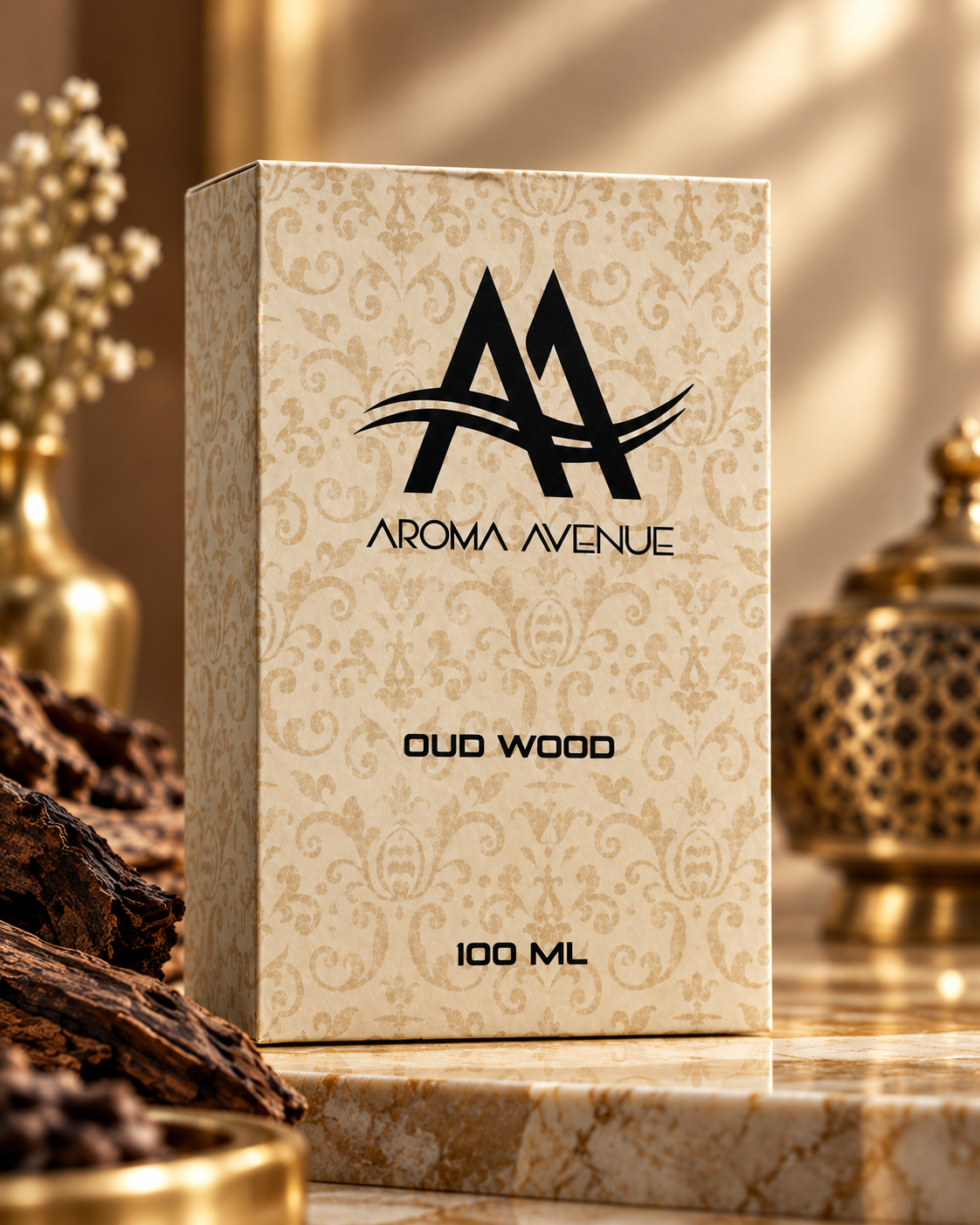 Aroma Avenue Oud Wood Perfume for Men & Women, Premium Fragrance, 100 ML - Image 4