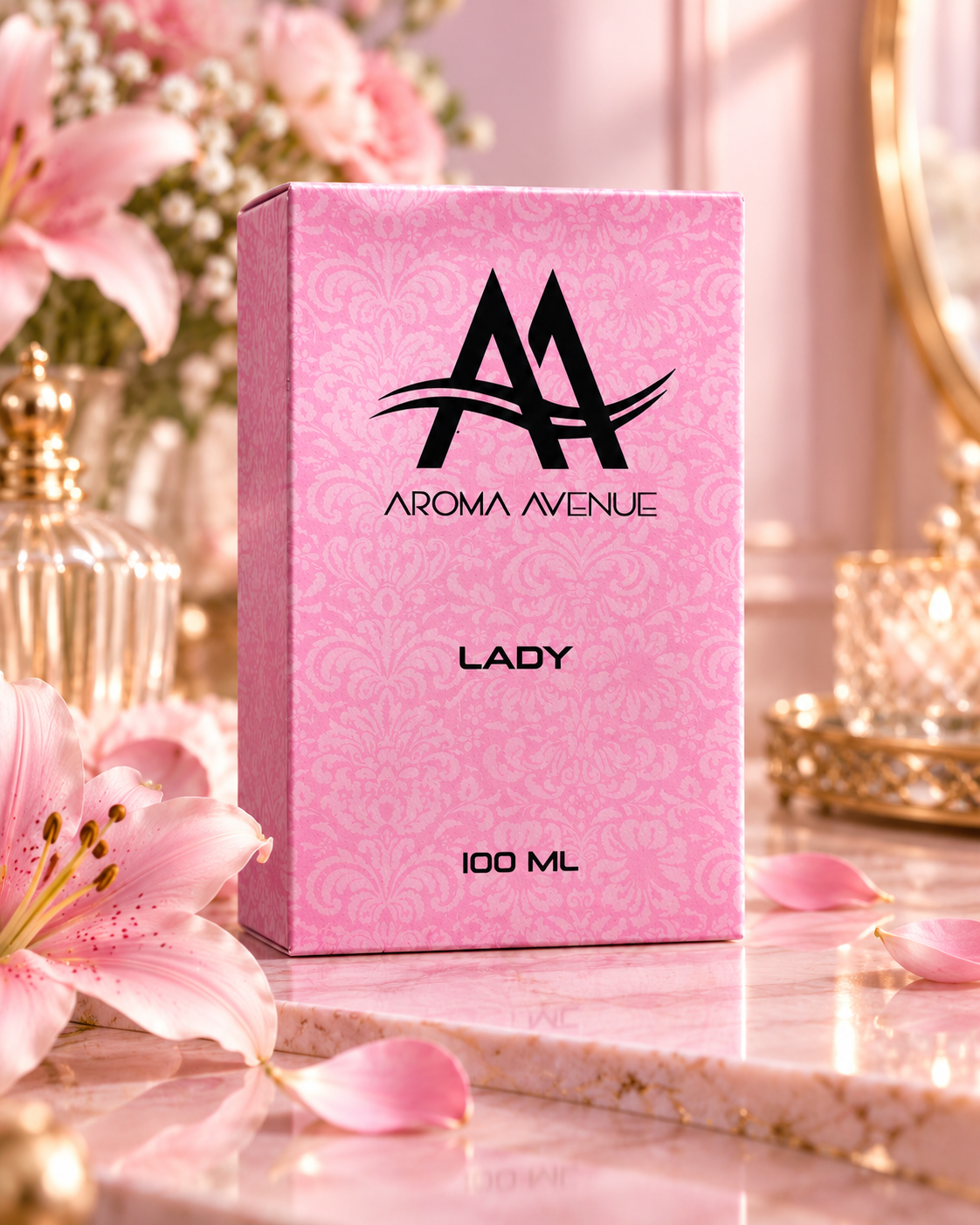 Aroma Avenue Lady Perfume, Premium Fragrance, 100 ML - Image 3